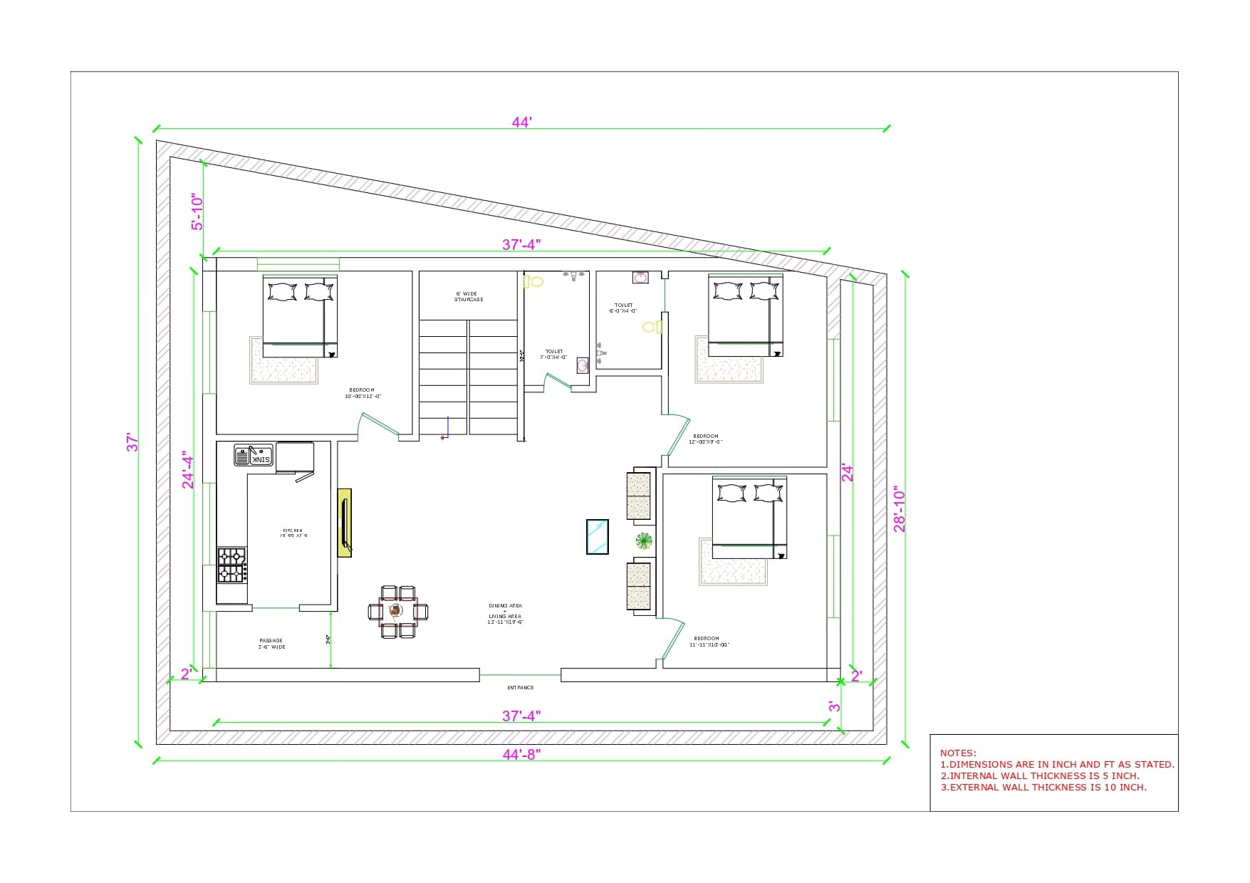 3BHK Planning